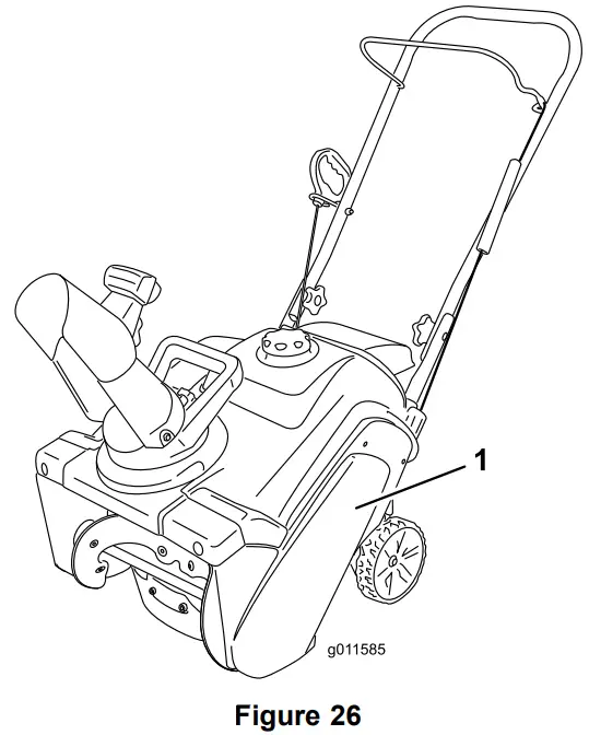 TORO 38472 Power Clear 518 Snowthrower - Figure 26