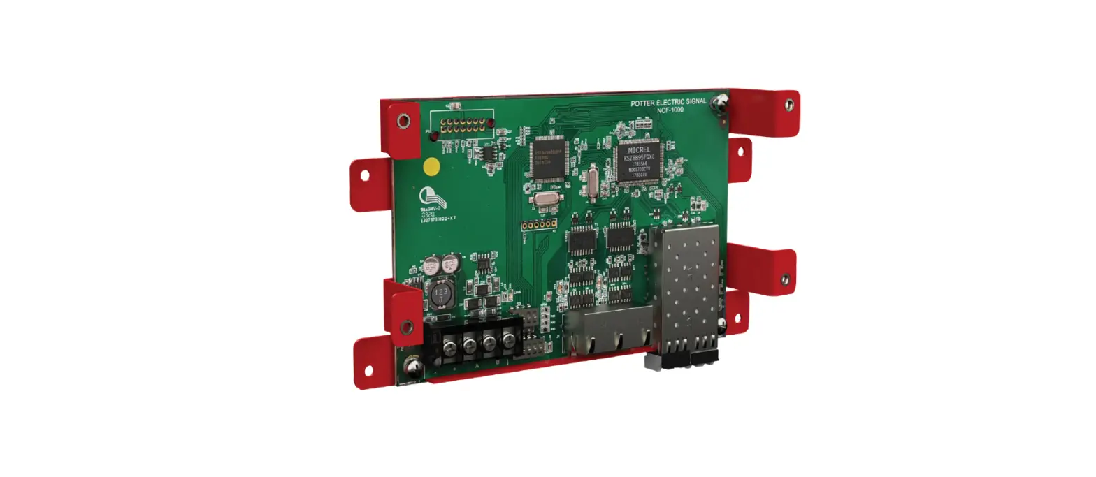 Potter Ncf-1000 Fiber Optic Networking Card Owner's Manual