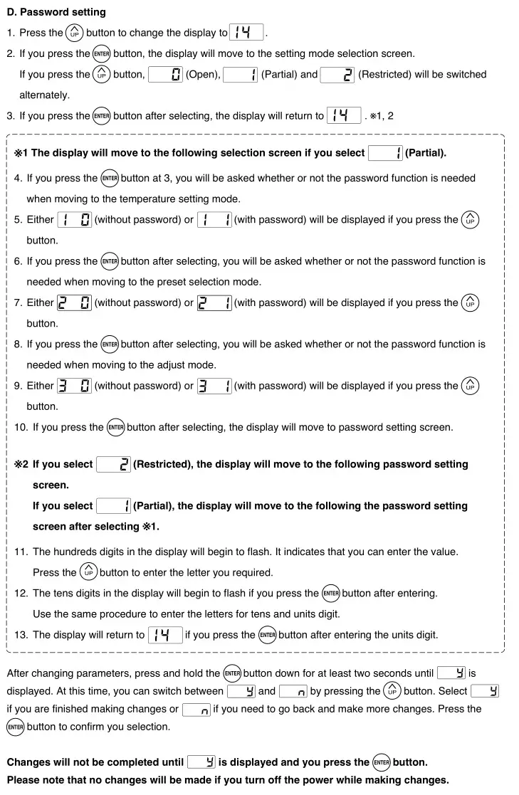 Hakko Soldering Station HAKKO FX-889 - Parameter Setting