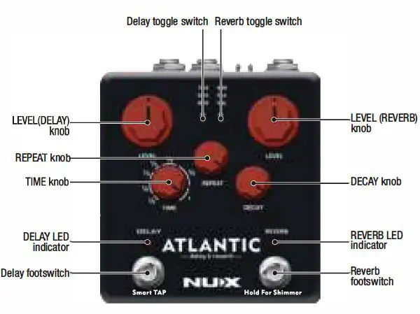 NUX-NDR-5 Atlantic-Delay-and-Reverb-Pedal-01
