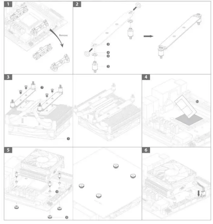 DEEPCOOL HTPC 200 CPU Cooler- Components 2