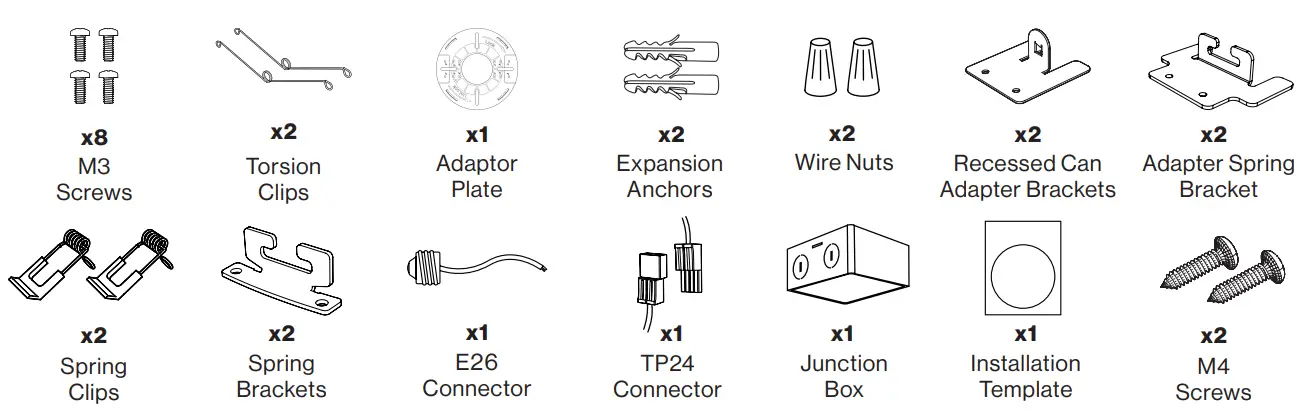 Sunco 13 Inch Pisces Night Light - COMPONENTS