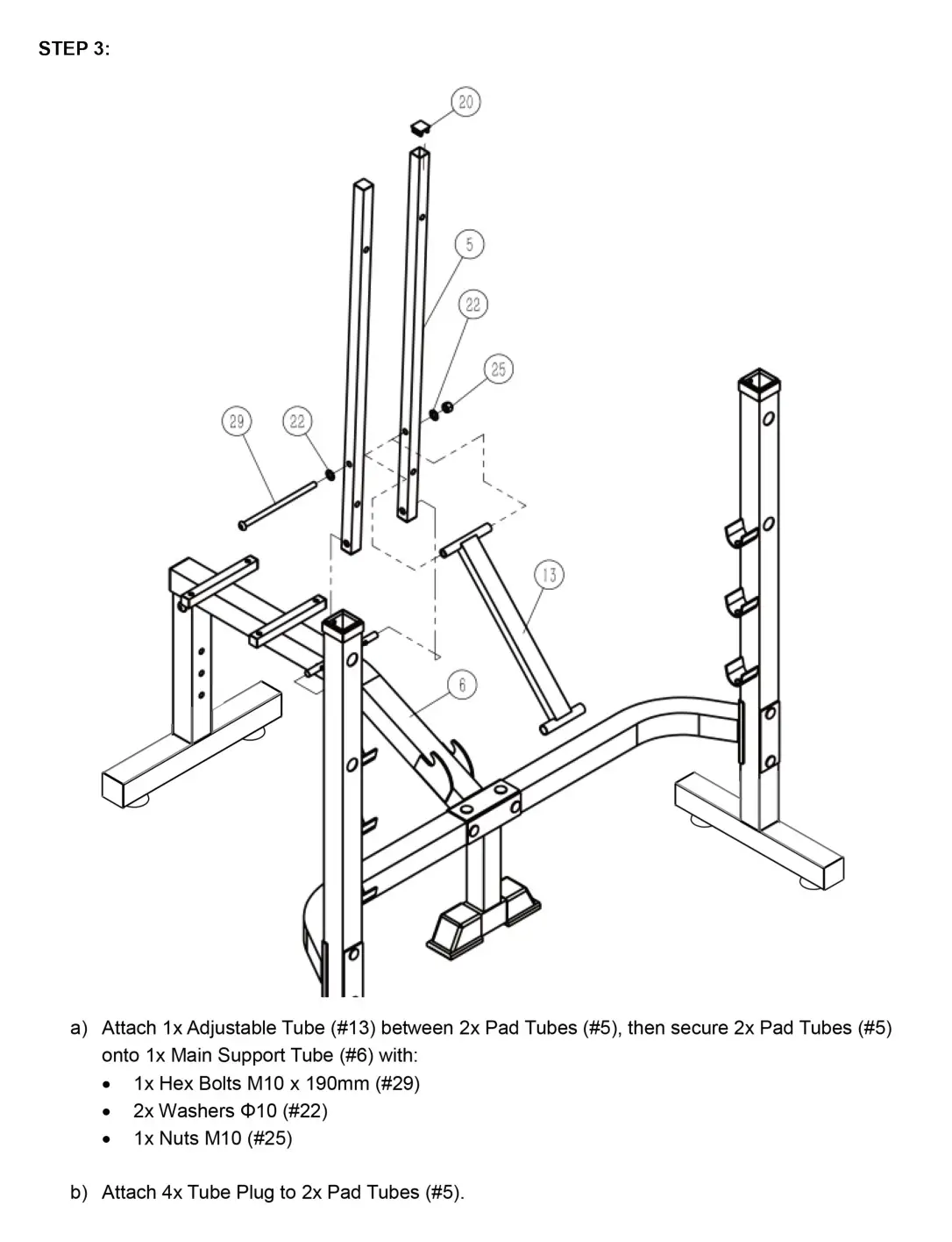 CORTEX MF-4000 Weight - Assembly Instructions step 3