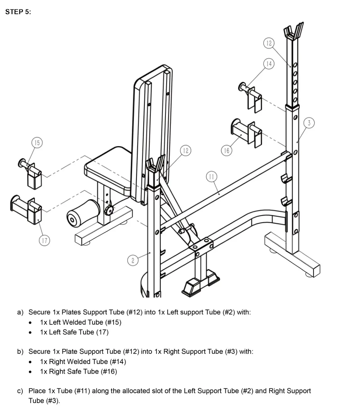 CORTEX MF-4000 Weight - Assembly Instructions step 5