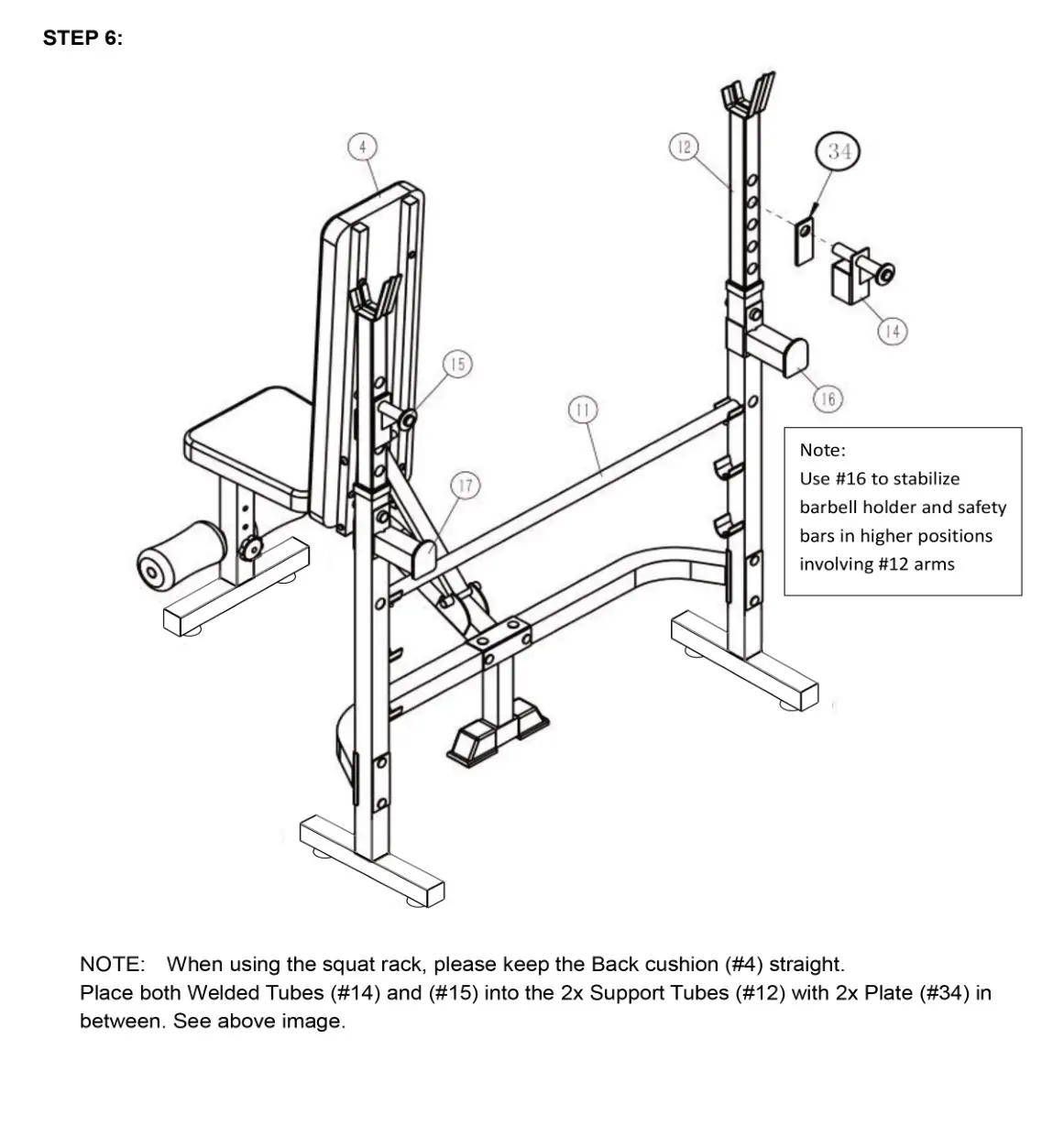 CORTEX MF-4000 Weight - Assembly Instructions step 6