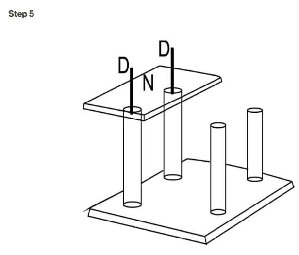 Pawever Pets Cat Scratching Post Tree PP170CTREEA - ASSEMBLY6