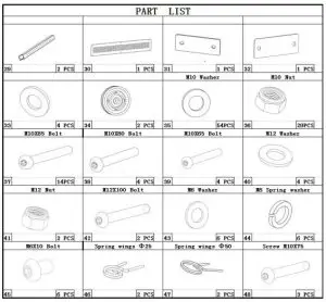 PARTS LIST