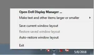 FIG 12 Restoring Application Positions