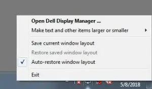 FIG 13 Restoring Application Positions