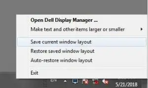 FIG 14 Restoring Application Positions