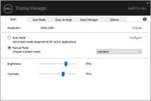 FIG 5 Setting basic display functions
