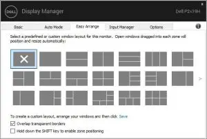 FIG 8 Organizing Windows with Easy Arrange