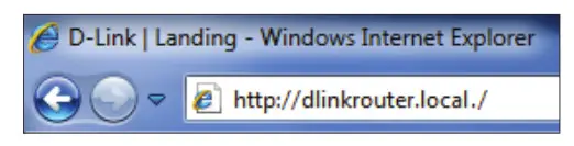 EXO D-Link AC2600 MU-MIMO Wi-Fi Router - Open a web browser