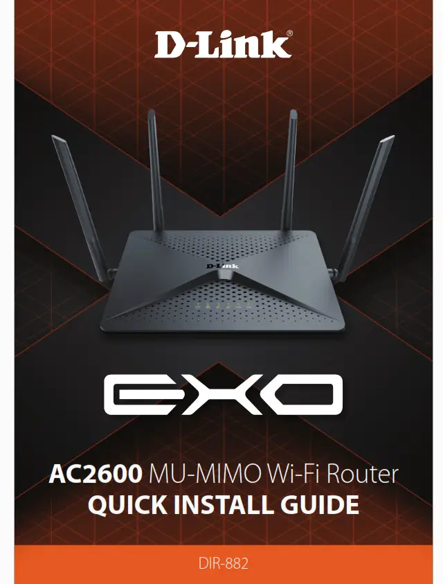 EXO D-Link AC2600 MU-MIMO Wi-Fi Router