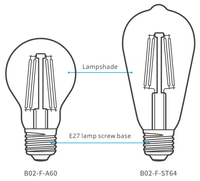 SONOFF Smart Wi-Fi LED Filament Bulb B02-F - Product Introduction