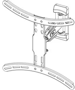 hama 118631 FULLMOTION TV Wall Bracket
