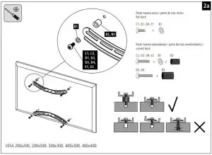 hama 118631 FULLMOTION TV Wall Bracket - FIG2