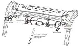 JBL BB4000 Soundbar Weatherproof Full Range-screws completely