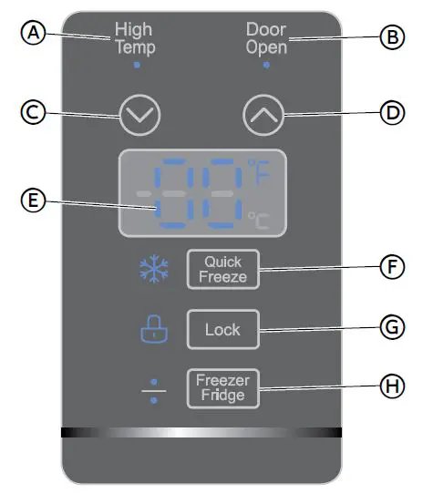 Midea MU138SWAR1RC1 Convertible Upright Refrigerator fig6