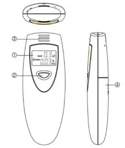 imperial High Precision Digital Display Alcohol Breath Tester