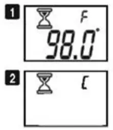 ADC Adtemp 427 TempleTouch Thermometer - Switching Temperature Modes