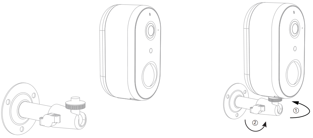 Arenti W1 1080P Outdoor Rechargeable Battery WIFI Camera - bottom