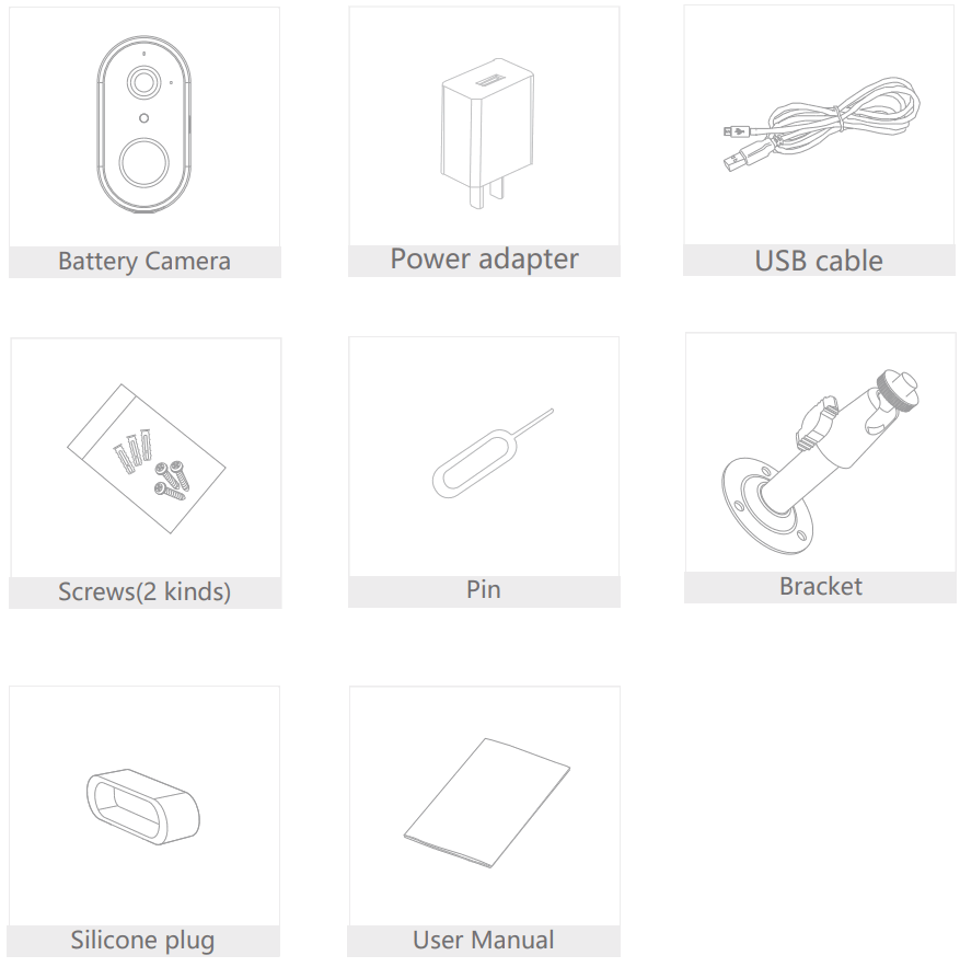 Arenti W1 1080P Outdoor Rechargeable Battery WIFI Camera - box