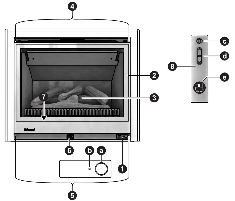 Rinnai RDV600ER Gas Fireplace-OVERVIEW