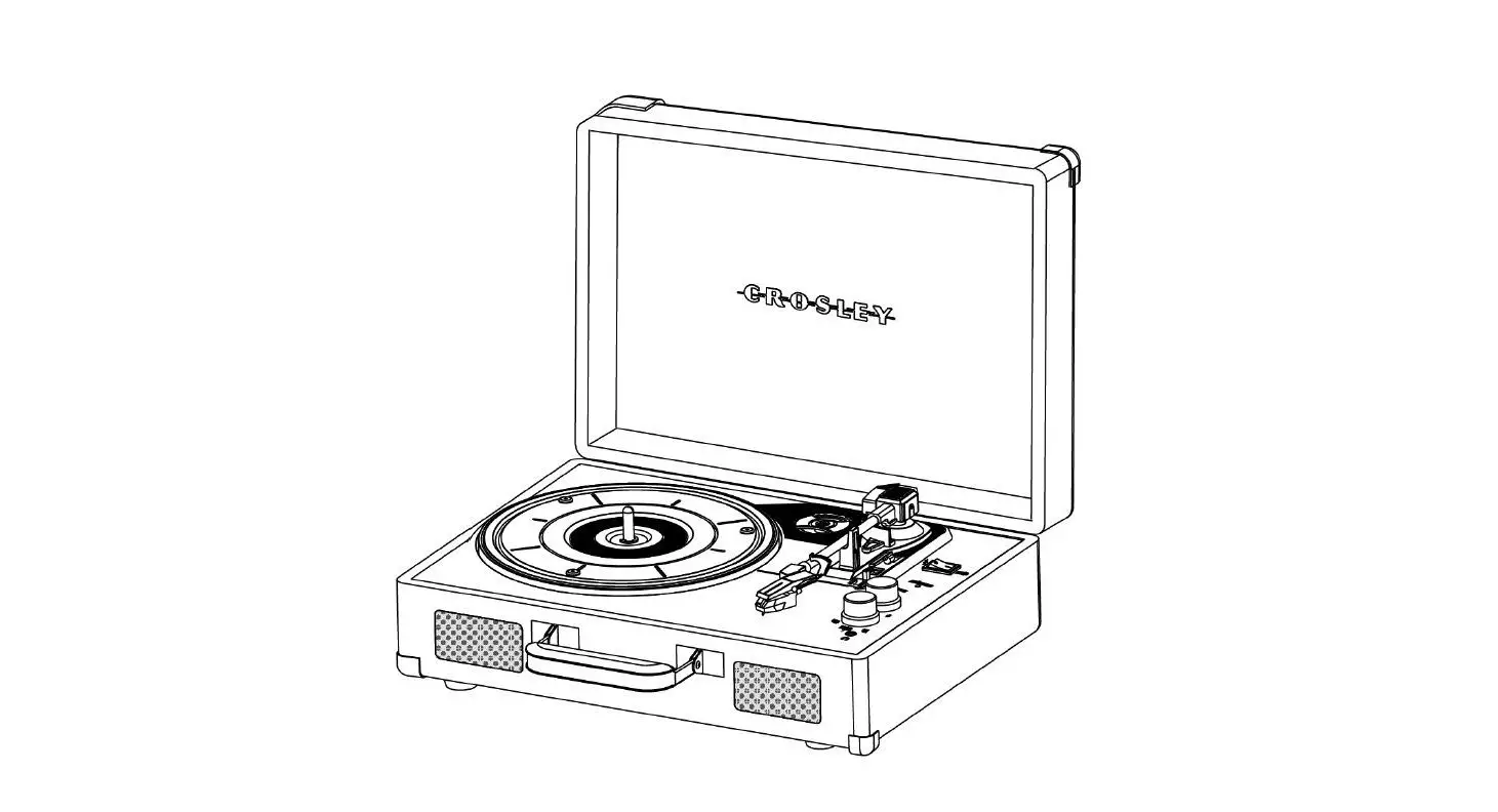 Crosley Cr8005f-bk Cruiser Plus 2-way Bluetooth Record Player Instruction Manual