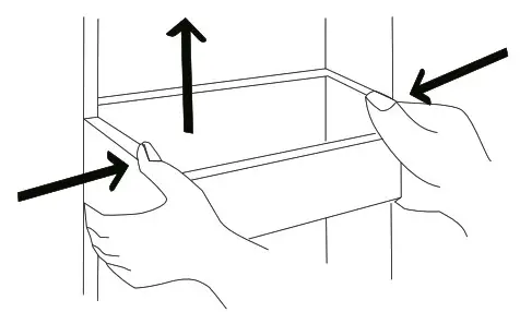 KERNAU KFSB 17191 NF X Refrigerator - CLEANING OF DOOR TRAY
