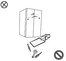 KERNAU KFSB 17191 NF X Refrigerator - ELECTRICITY RELATED WARNINGS 6