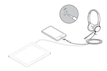 Yealink USB Wired Headset - Connect to PC yealink IP Phone without YHC20