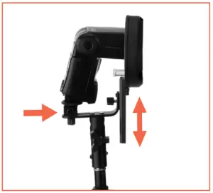 MOUNTING YOUR FLASH ONTO THE BRACKET