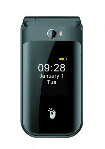 snapfon ezFlip 4G Touch Screen Big Button Flip Phone