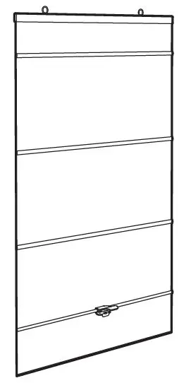 IKEA 902.580.62 RINGBLOMMA Blind Roman White