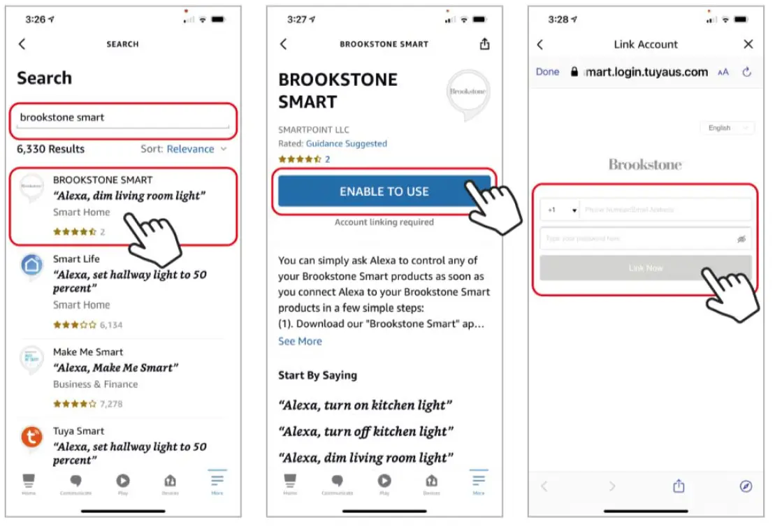 Brookstone BKSRGBSTRP Smart LED fig11