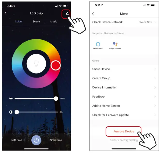 Brookstone BKSRGBSTRP Smart LED fig9