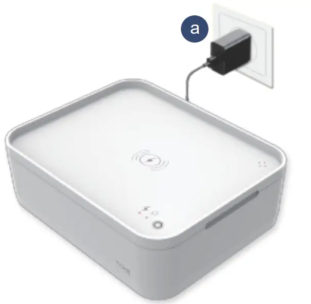 TIDIE 607002-BLK UVC-LED Personal Valet Box - Operations 5