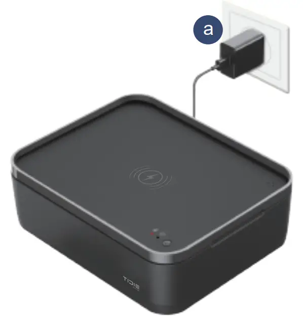 TIDIE 607002-BLK UVC-LED Personal Valet Box - Operations