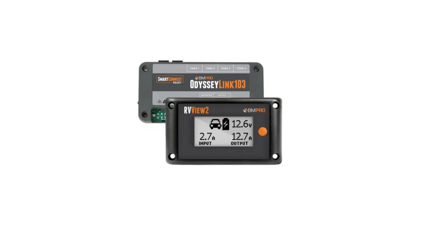 Bmpro Rv View Wall Mounted 12v Battery Monitor Owner's Manual