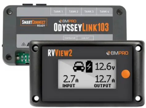 BMPRO RV View Wall Mounted 12V Battery Monitor-PROD