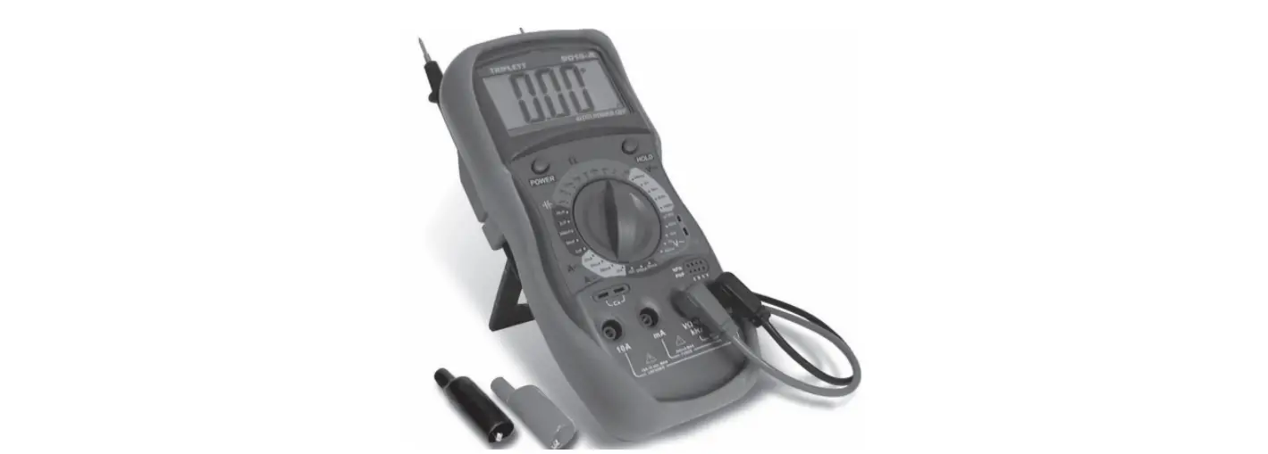 Triplett 9015-a Digital Multimeter Instruction Manual Triplett 9015-a Digital Multimeter Instruction Manual