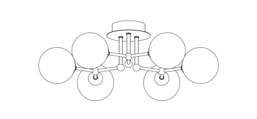 Johan Lewis Molecule 6lt Flush Ceiling Light User Manual Johan Lewis Molecule 6lt Flush Ceiling Light User Manual
