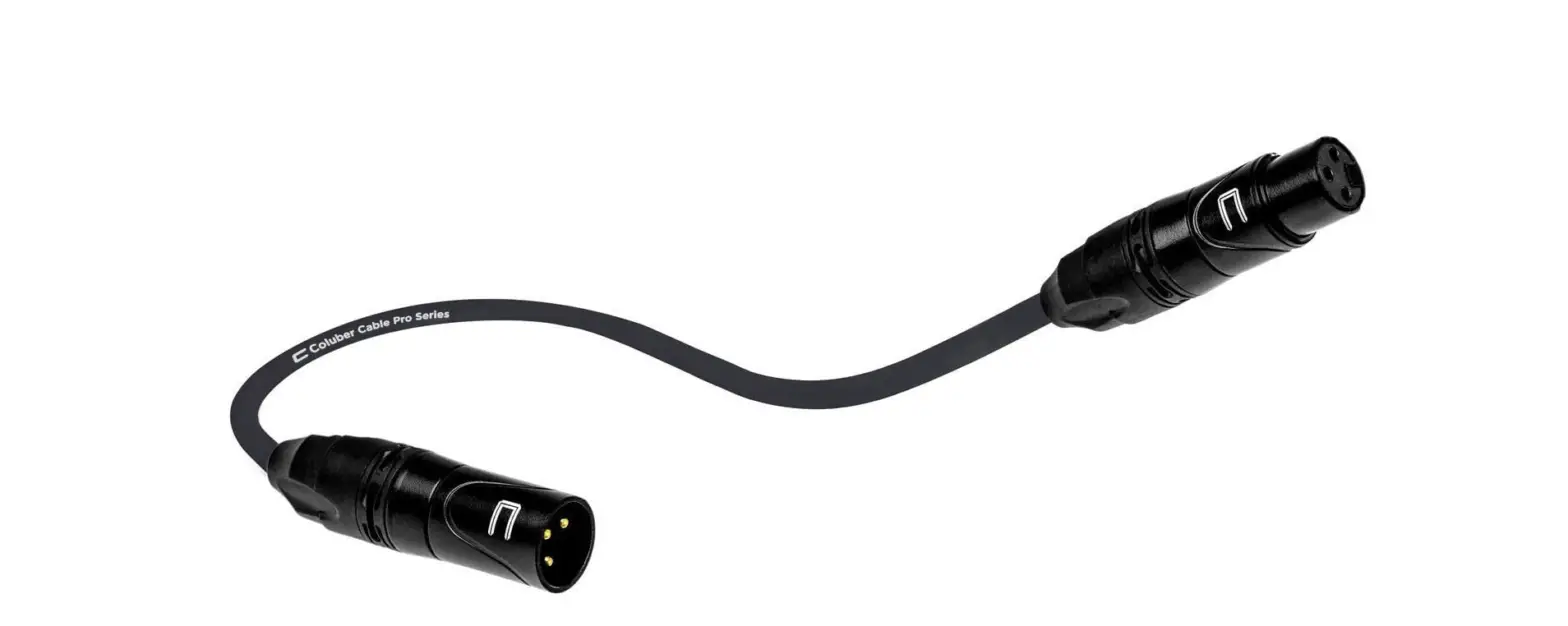Balanced Xlr Cable Male To Female - 0.5 Feet (6 Inches) Black - Pro 3-pin Microphone Connector For Powered Speakers-complete Features/instruction Manual Balanced Xlr Cable Male To Female - 0.5 Feet (6 Inches) Black - Pro 3-pin Microphone Connector For Powered Speakers-complete Features/instruction Manual