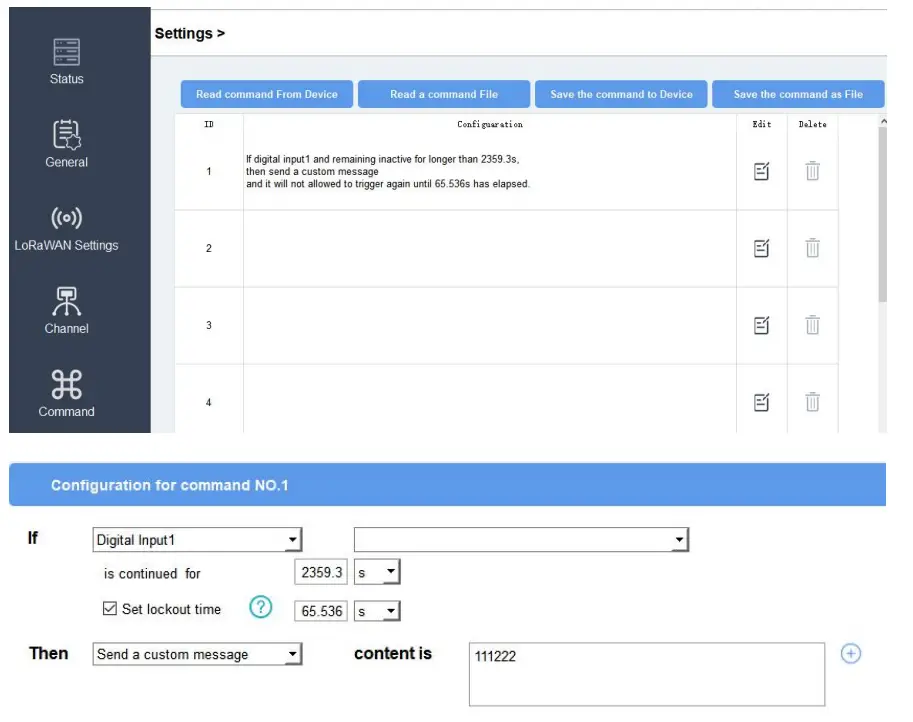 Milesight UC11 Series LoRaWAN Controller - APP 4