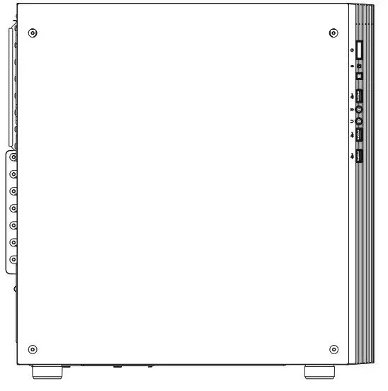 AZZA Mid Tower Gaming Case Control Panel Fucntion