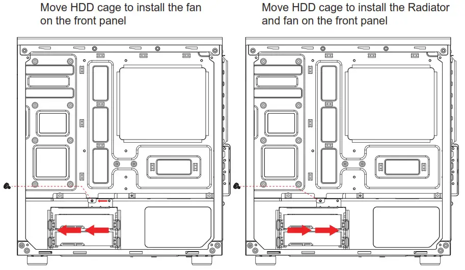 AZZA Mid Tower Gaming Case Installatioon 12