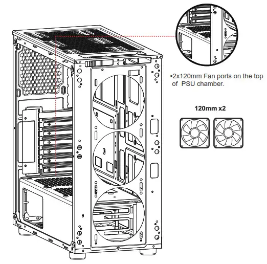 AZZA Mid Tower Gaming Case Installatioon 7