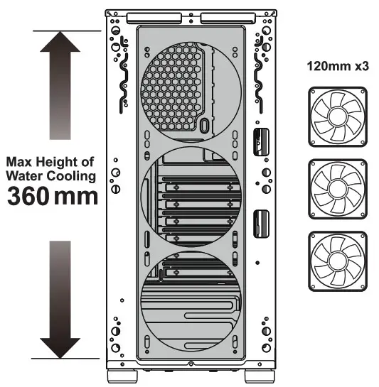 AZZA Mid Tower Gaming Case Installatioon 8