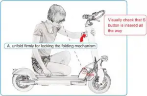 OPENING E-SCOOTER - Step 2